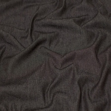 Minerva Core Range Black 200gsm Washed Cotton Denim Fabric for Bag Making, Dressmaking, 150cm / 59" Wide - per metre