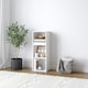 image 4 of 3-Tier Cube Shelving Unit Brown | Colour: Antique Oak