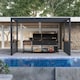 image 2 of Living 2.5m x 1.5m Deluxe BBQ Veranda Pergola  Louvered Shutter Roof