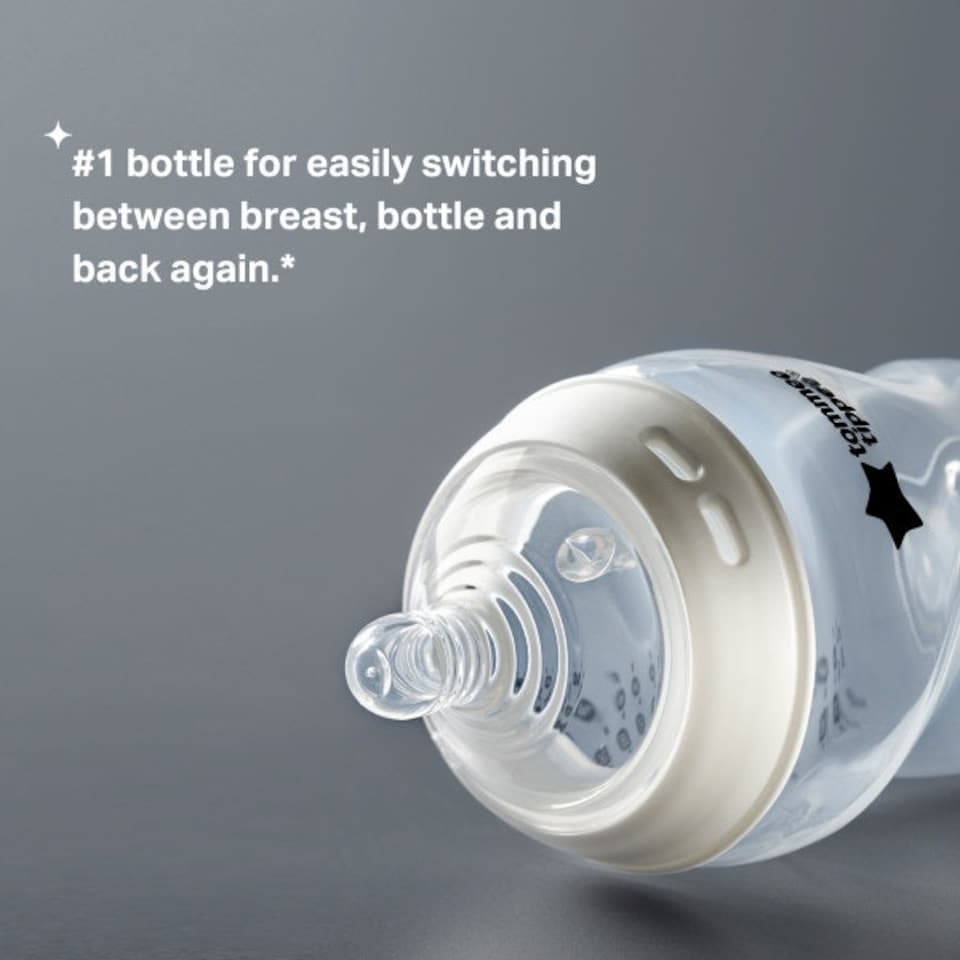 image 1 of Tommee Tippee 6x260ml Natural Start Self-Sterilising Anti-Colic Baby Bottles
