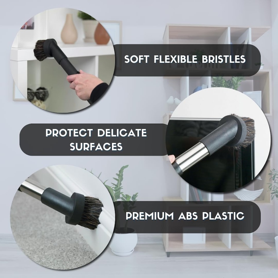 image 1 of Genuine Henry Round Dusting Brush Tool For Henrys & Hettys (32mm) 601144