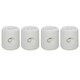 image 1 of Outsunny Tent Weight Base 4pcs Gazebo Foot Leg Anchor Weights Marquee White