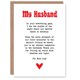 image 1 of Greeting Card Love Poem Goth Husband Romantic Poetry Fun Anniversary