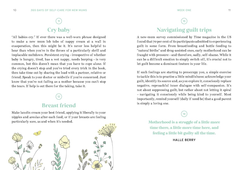 image 1 of 365 Days of Self-Care for New Mums
