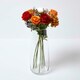image 1 of Homescapes Artificial Orange Roses and Peonies Bouquet, 67 cm