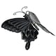 image 2 of Small 3D Red Metal Butterfly Garden/Home Wall Art Ornament 7x12x14cm