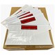 image 2 of 500 x A5 Printed (162 x 225mm) Home Office Document Enclosed Wallets With Peal & Seal Backing Clear | C5