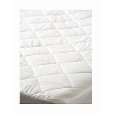 Belledorm Cotton Mattress Protector - White - Single