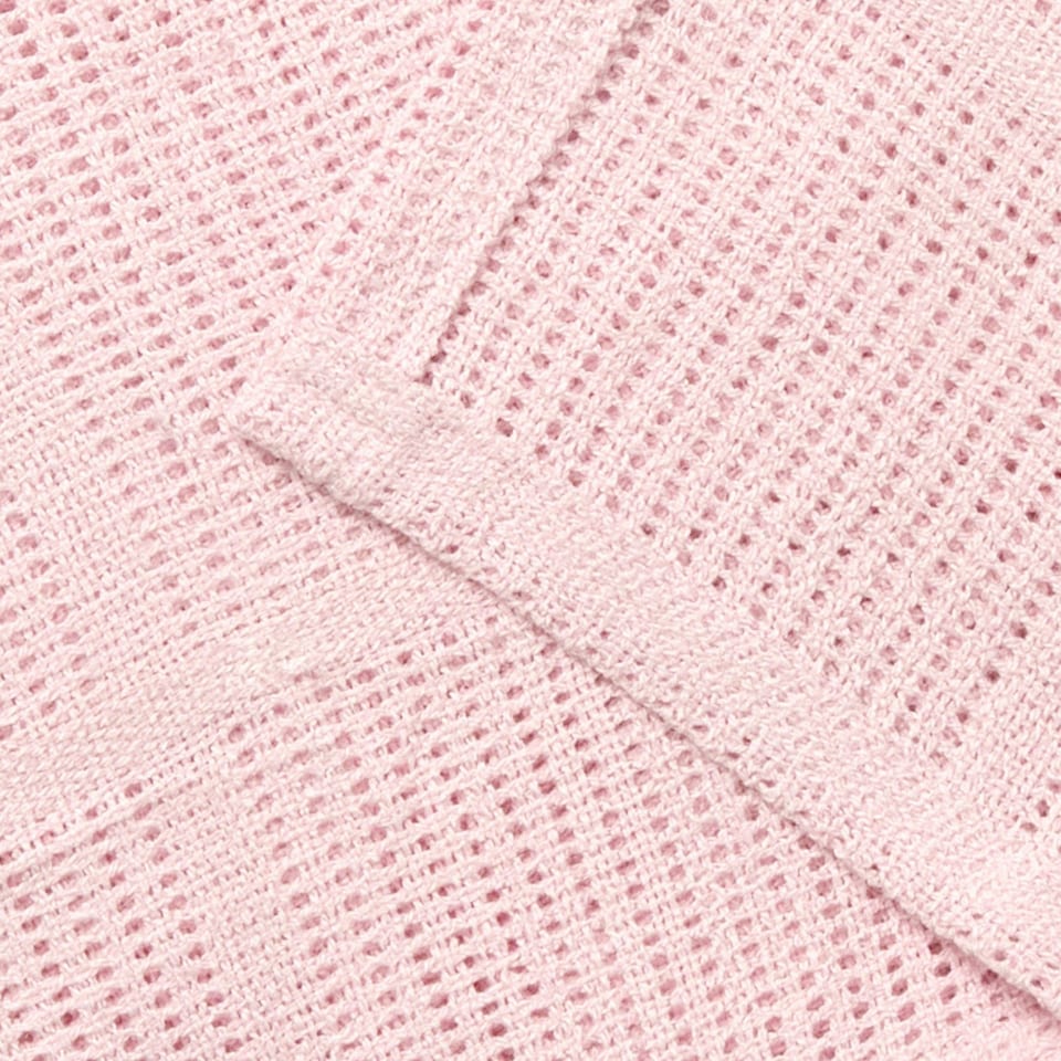 image 1 of Clair de Lune Cellular Shawl Pram Size - Pink