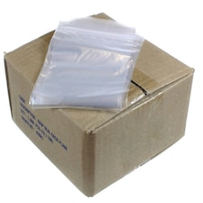 Polybags Budget Grip Seal Plastic Food Bags (Box of 1000) - Clear - GL5 (4.5x4.5in)