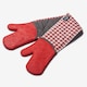 image 1 of Zeal Steam Stop™ Waterproof Silicone Double Oven Glove Red | Red