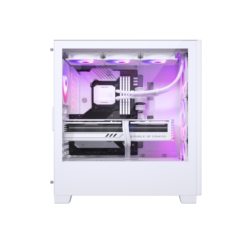image 1 of Phanteks XT Pro Ultra ATX Case Tempered Glass Window - White