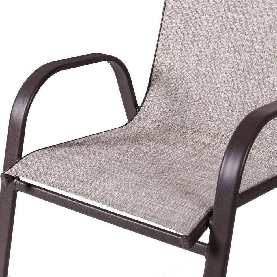image 1 of Garden chair Neila 56 x 68 x 93 cm Brown Steel Brown
