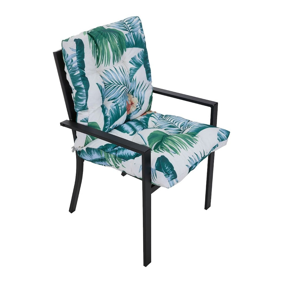 image 1 of Living and Home Outdoor Thickened Chair Cushion, Hawaiian Style, 106x53cm