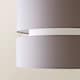 image 5 of ValueLights Sophia Large Grey 2 Tier Ceiling Light Shade & Bulb | Grey
