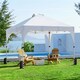 image 2 of Yaheetech 300 cm  × 300 cm Portable Instant Heavy-Duty Canopy White