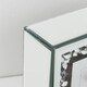 image 3 of Hestia Crystal Border Mantel Clock Silver
