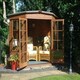 image 2 of Hampton High Spec Shiplap Summerhouse Garden Sun Room Approx 10 x 10 Feet Brown