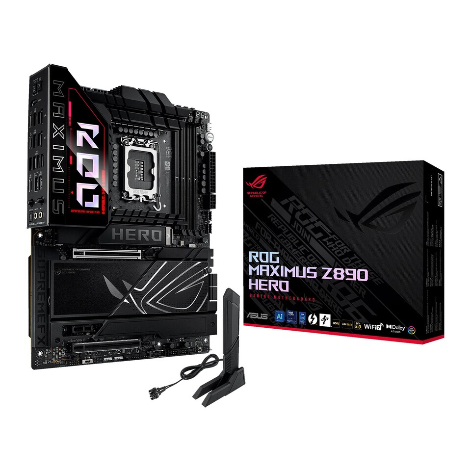 image 1 of ASUS ROG MAXIMUS Z890  HERO S1851 DDR5 PCIE 5.0 ATX Motherboard