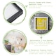 image 2 of Nicola Spring A4 (8 x 12") Deep Photo Frame - Grey/Grey Mount - 3D Deep Box Picture Frame Display Case (31 x 22cm)