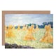image 1 of Claude Monet Young Ladies Giverny Sun Effect Art Card