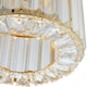 image 4 of Living and Home Crystal Mount Ceiling Light, 23x23x18cm