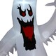 image 9 of Outsunny 11.8FT Halloween Inflatable Spooky Ghost, Blow Up Garden Decoration
