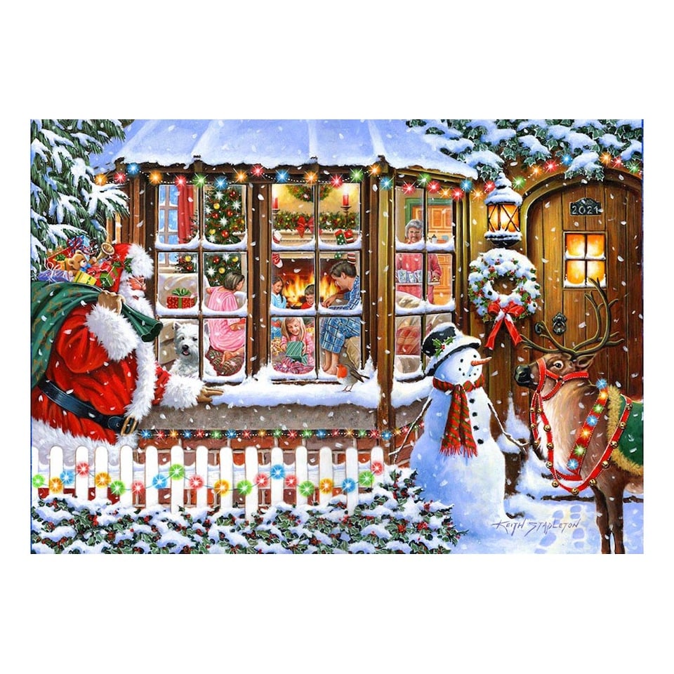 No.16 - With Love From Santa BIG 500 Piece Jigsaw Puzzle