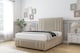 image 2 of Sloomy Kingsley Almond Coniston Divan Bed With Mattress 2 Drawers Footend With 54" Floor Standing Headboard & 12" Matching Footboard 4'6 Double | Cream | Almond | Double | 1