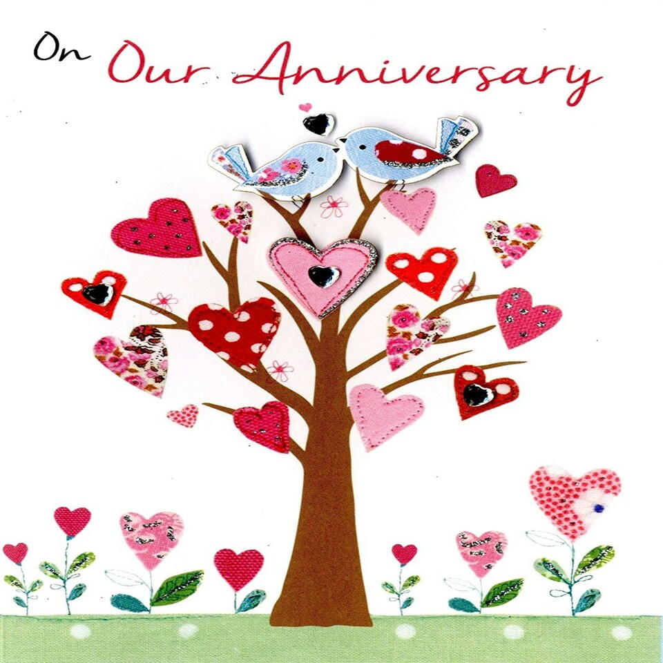 image 1 of On Our Anniversary Greeting Card Second Nature Just To Say Cards