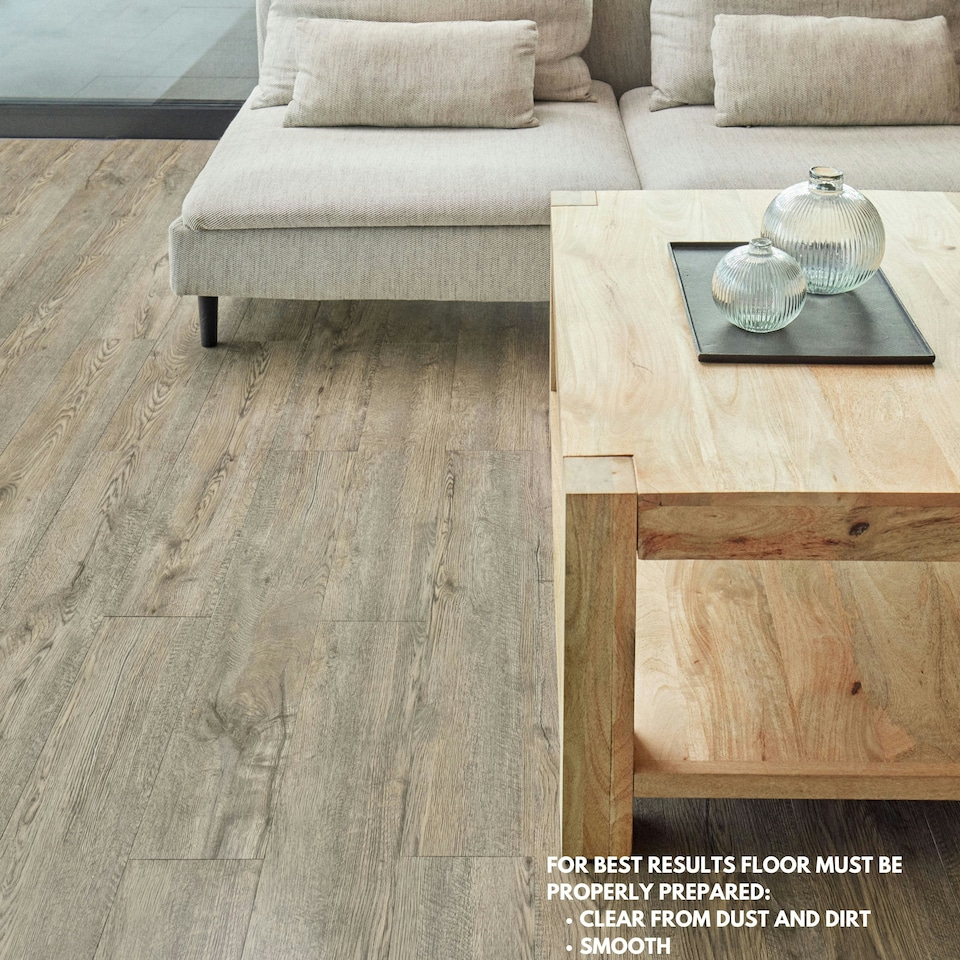 image 1 of NOVECRAFTO Self Adhesive Vinyl Floor Planks – Peel & Stick Flooring – Dark Brown Oak Effect – Easy DIY Installation – Durable & Waterproof Tiles Brown | 5 sqm