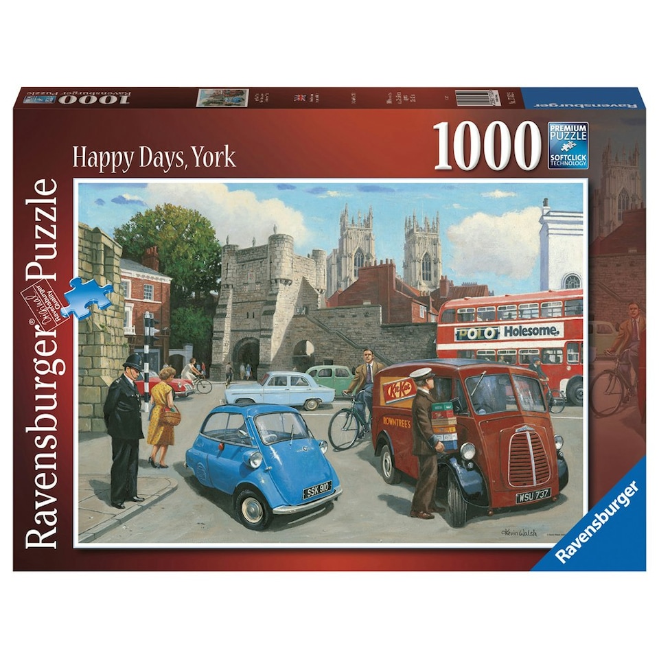 image 1 of Ravensburger Happy Days York 1000 Piece Puzzle