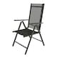 image 1 of 'Varna' Reclining Aluminium Camping Chair Black
