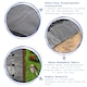 image 2 of Harbour Housewares 110gsm Weed Control Membrane - 4m x 100m (8 Rolls) Black