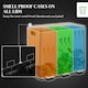 image 9 of HOMCOM 3 x 15L Triple Kitchen Bin Pedal Bin for Recycling and Waste Silver | 45L