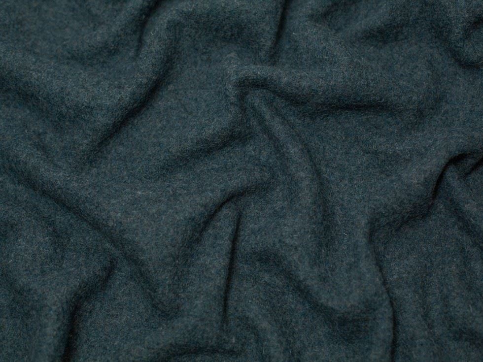 Minerva Core Range Turquoise 100% Pure Boiled Wool Coating Fabric for Dressmaking, 140cm / 55" Wide - per metre