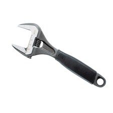 Bahco Ergo 90 Series Adjustable Wrench, Extra Wide Jaw - Multi Colour - 218mm