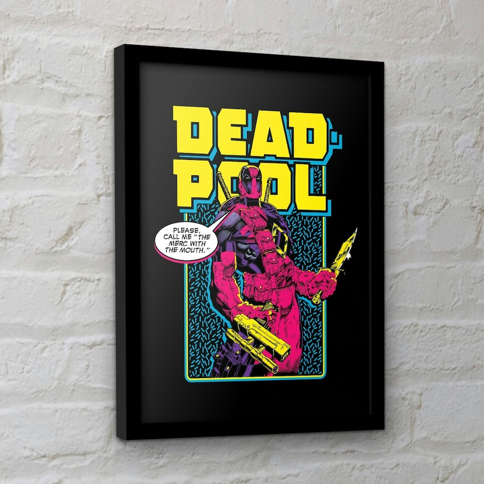 image 1 of Deadpool (80S Style) Framed 30x40cm Print