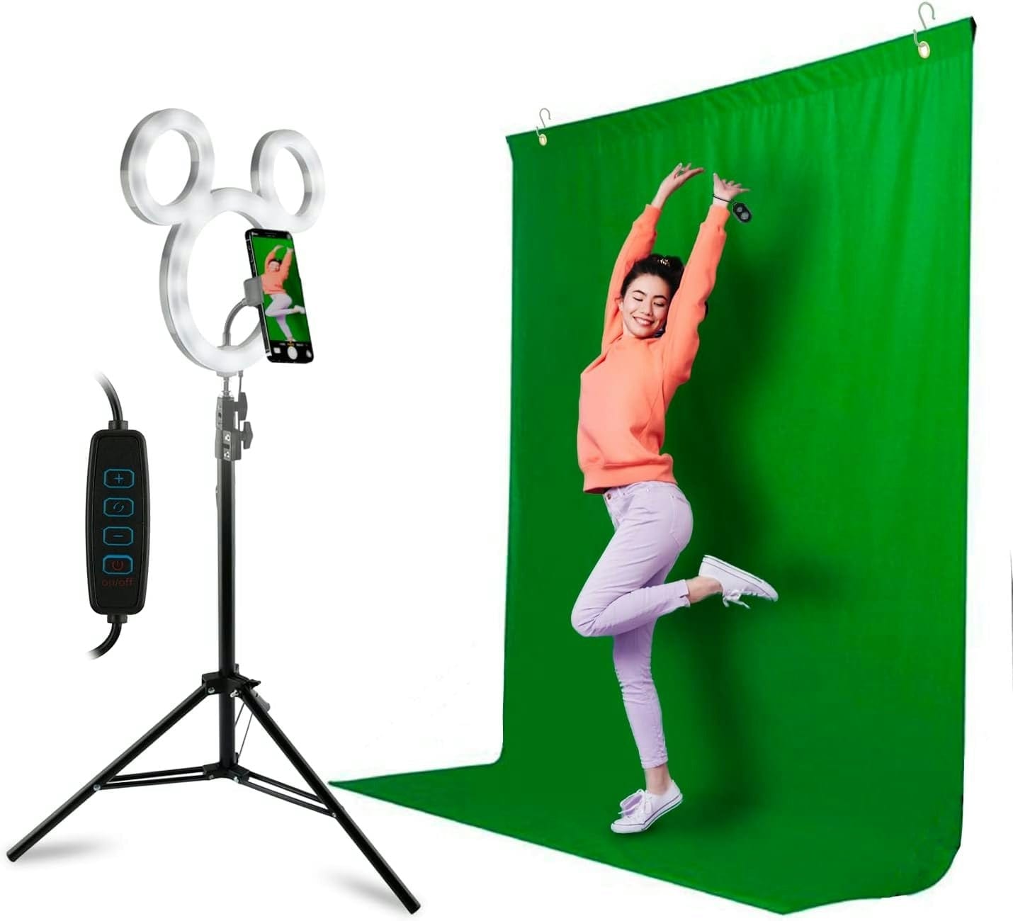 Disney Studio Kit with Selfie Ring Light