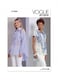 image 1 of Vogue 1954 Paper Sewing Pattern – Women’s Tops & Shirts, Size Y5 (18–20–22–24–26), Intermediate