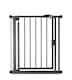 image 1 of Safetots Pressure Fit Self Closing Stair Gate, 75cm - 82cm, Slate Grey, Auto Closing Baby Gate, Safety Barrier