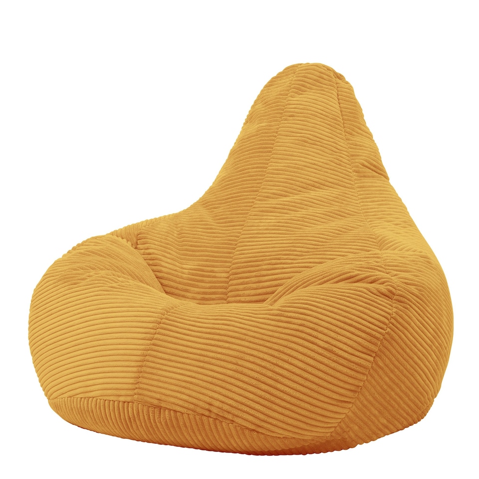 image 1 of icon Dalton Medium Beanbag Corduroy Yellow Yellow