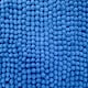 image 6 of Chenille Bobble Bath Mat Non-Slip 60 x 90cm - Lupin Blue