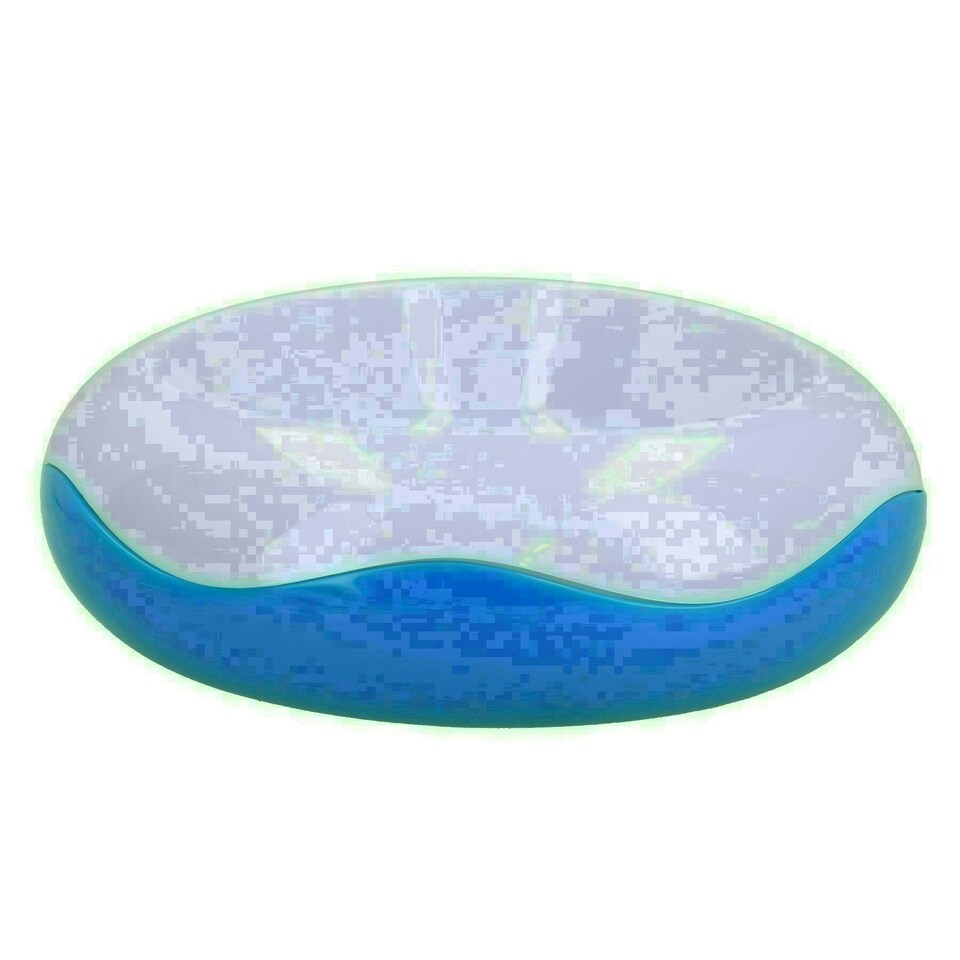 image 1 of Large Chill Out Cooler Dog Cat Pet Food Water Bowl Dish Summer Heat Relief White