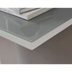 image 2 of Furniturebox Giovani Modern Grey White Halo High Gloss Glass Console Table