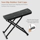 image 5 of Adjustable Guitar Footrest Classical Acoustic Footstool Stand for Musicians