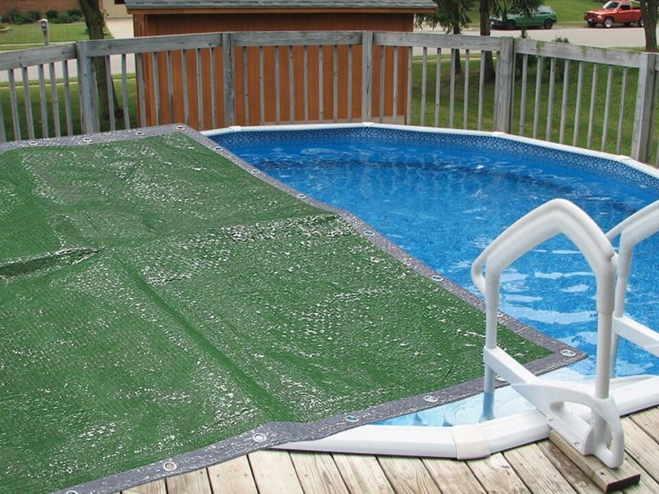 image 1 of Faithfull - Tarpaulin Green/Silver 3.6 x 2.7m (12 x 9ft) 80gsm | Multi