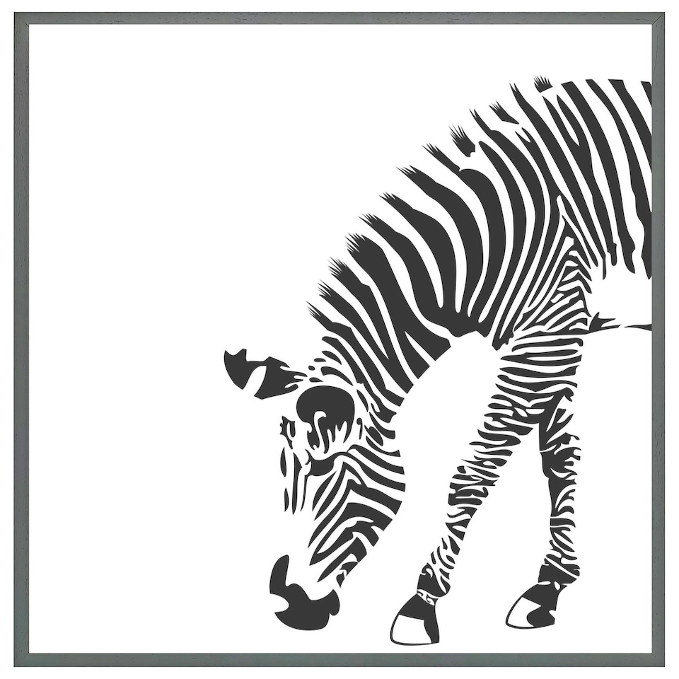 image 1 of Zebra (Picture Frame) Black | M