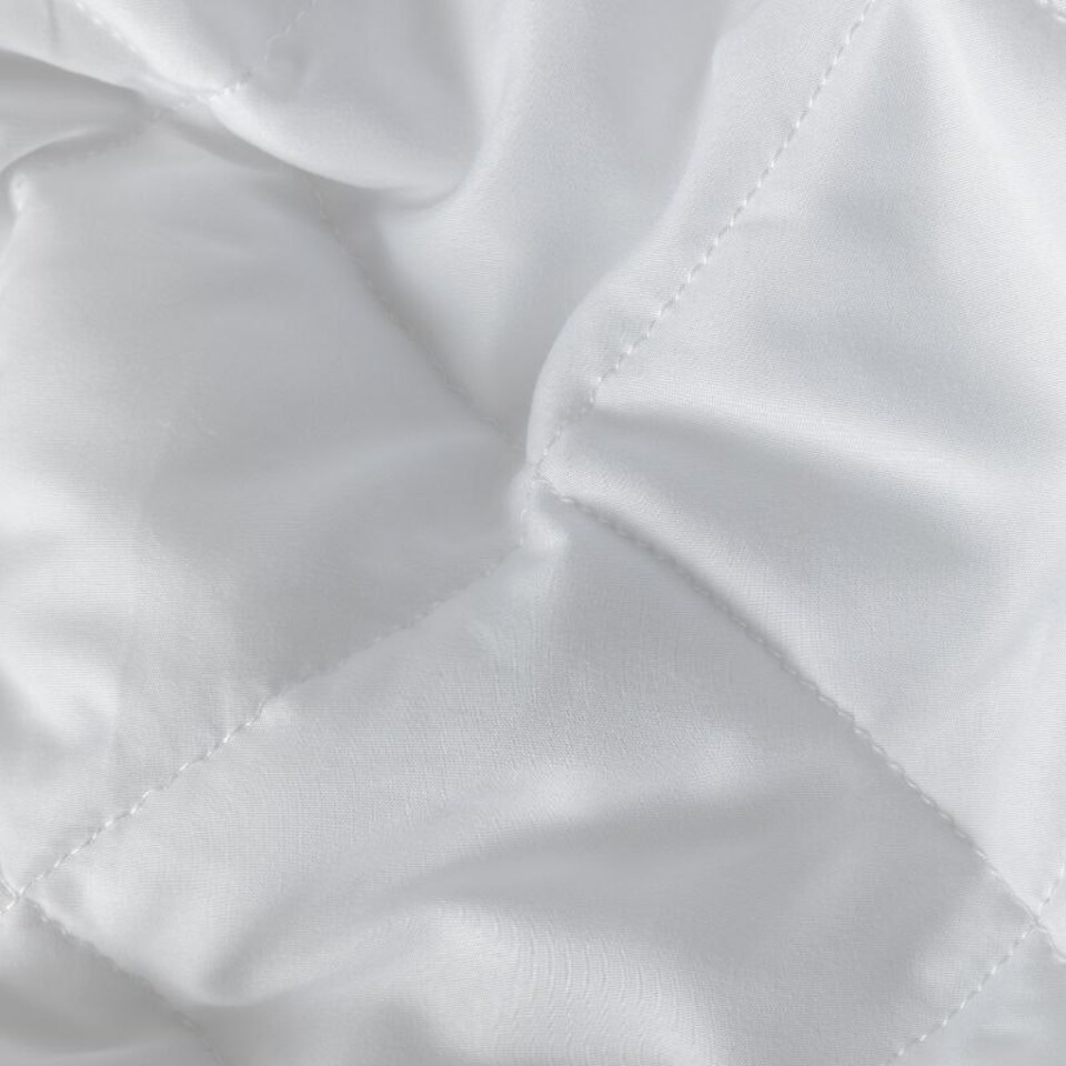 image 1 of 9INCH Deep Quilted Mattress Protector Microfibre Soft Touch Fitted Sheet White | Single