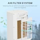image 3 of HOMCOM Portable Air Cooler with Humidifier, Ice Packs, Oscillation, White